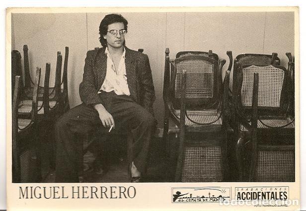 Fotos de cantantes: POSTAL CANTANTE ESPA&Ntilde;OL MIGUEL HERRERO 10 euros