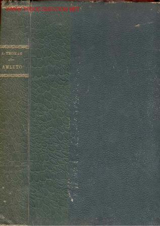 Libretos de &oacute;pera: 1902 HAMLET (AMLETO) - Foto 1