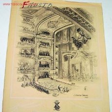 Libretos de ópera: ANTIGUO PROGRAMA GRAN TEATRO DEL LICEO TEMPORADA INVIERNO 1948-1949 OPERA FAUSTO - CON BIOGRAFIA, AR