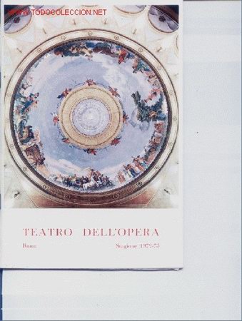 Libretos de &oacute;pera: Teatro de la Oper de Roma 1972-1973 - Foto 1
