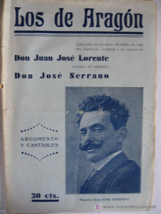 Libretos de &oacute;pera: LOS DE ARAGON - Foto 1