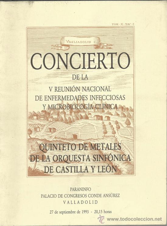 Libretos de &oacute;pera: PROGRAMA DE CONCIERTO DE 1993 EN VALLADOLID - Foto 1