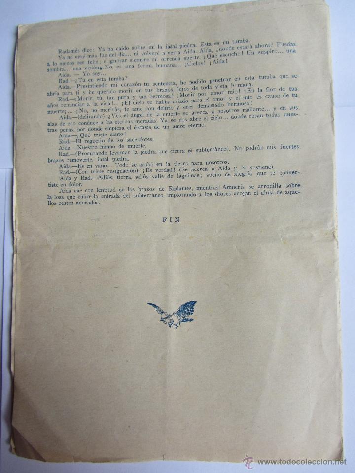 Libretos de &oacute;pera: Argumento de Aida. Verdi. - Foto 3