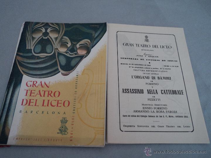 Libretos de &oacute;pera: l&acute;organo di bambu y assassinio nella cattedrale - Foto 1