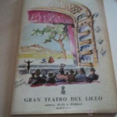 Libretos de ópera: DEL GRAN TEATRO DEL LICEO .- 1961,OPERA, LA TRAVIATA, RENATA SCOTTO, LUCIANO SALDARI. Lote 53601034