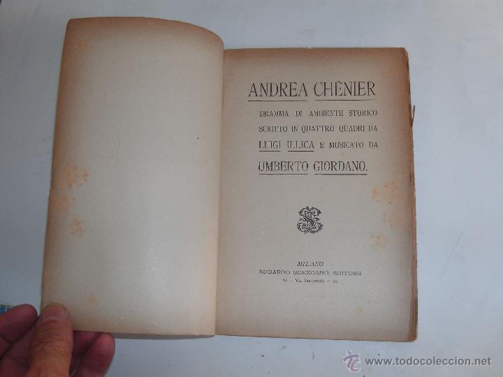 Libretos de &oacute;pera: ANDREA CHENIER - Foto 2