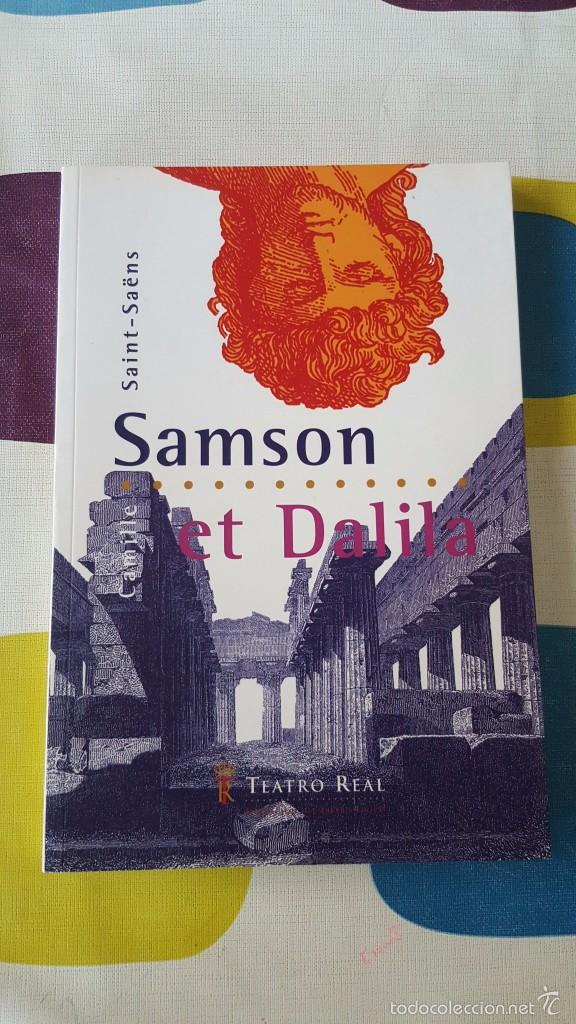 Libretos de &oacute;pera: SAINT-SAENS. SAMSON ET DALILA. - Foto 1