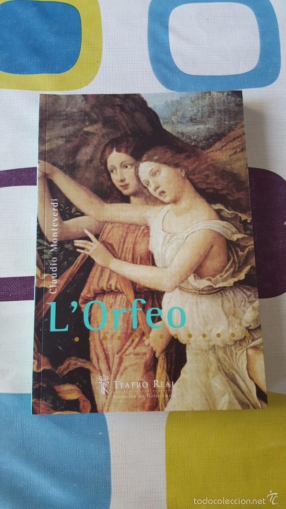 Libretos de &oacute;pera: I MONTIVERDI. LORFEO. - Foto 1
