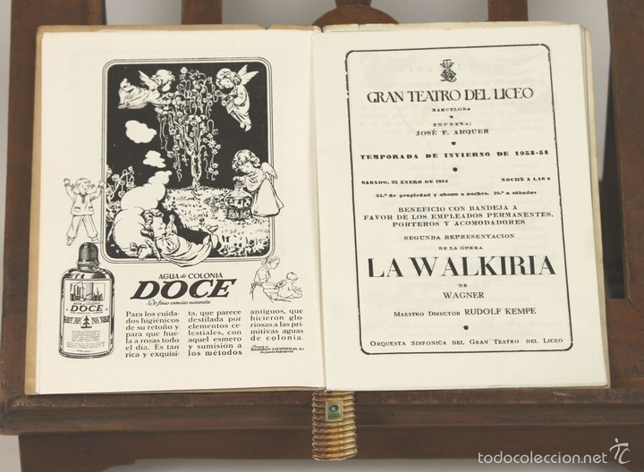 Libretos de ópera: 7728 - LOTE DE 41 PROGRAMAS MÁS 2 CARTELES DEL TEATRO DEL LICEO(VER DESCRIP). 1948/1956. - Foto 8 - 57768042