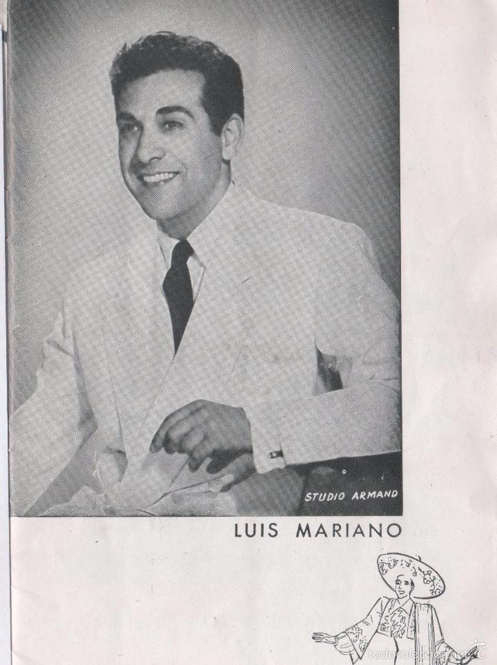 Libretos de &oacute;pera: Luis Mariano. El cantor de M&eacute;xico. - Foto 2
