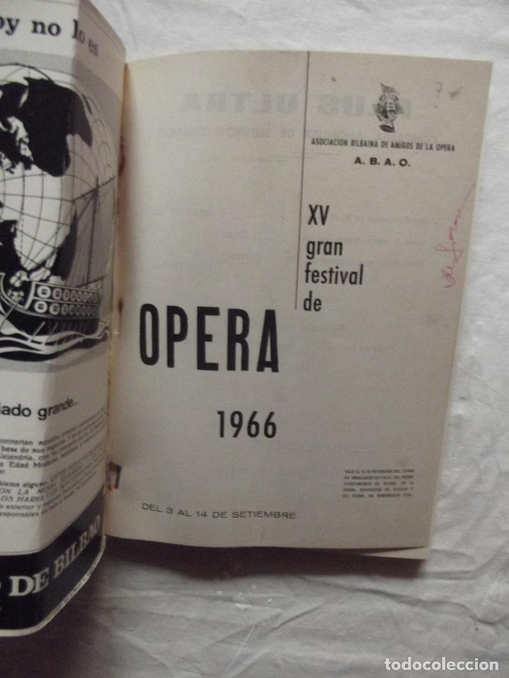 Libretos de &oacute;pera: XV FESTIVAL DE OPERA 1966 - Foto 2