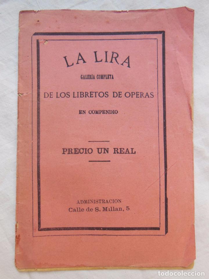 Libretos de &oacute;pera: AMLETO. THOMAS A Maestro. 1883 - Foto 1
