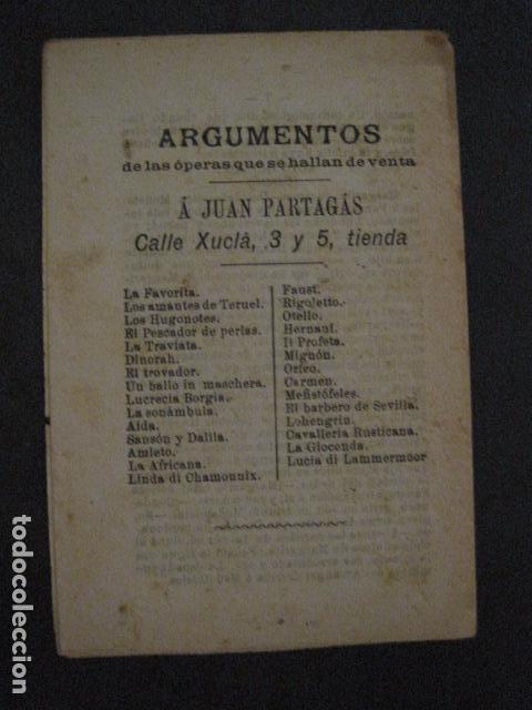 Libretos de &oacute;pera: FAUST - ARGUMENTO Y CANTABLES - (v-11.810) - Foto 2