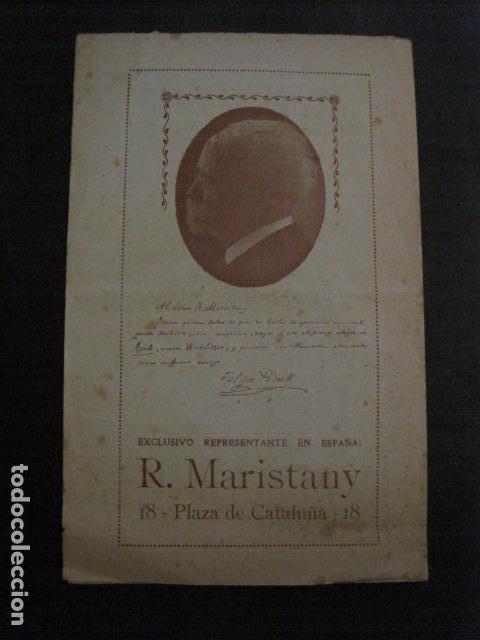 Libretos de &oacute;pera: MAROUF - ARGUMENTO Y CANTABLES - (v-11.832) - Foto 2