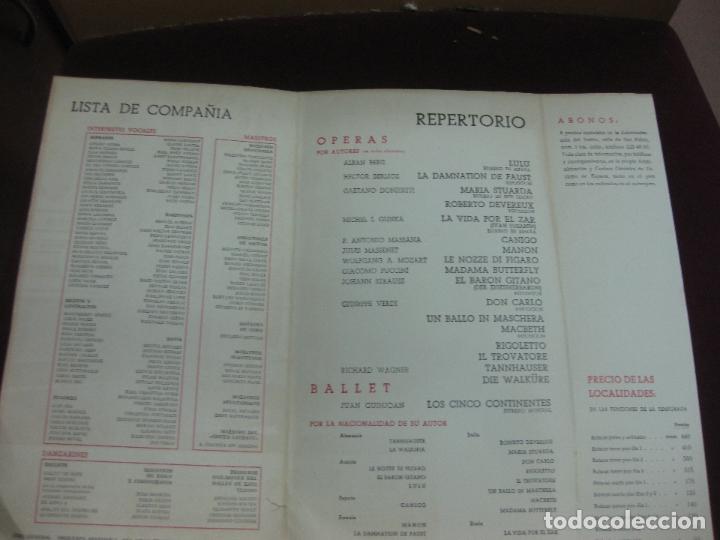 Libretos de &oacute;pera: PROGRAMA GRAN TEATRO DEL LICEO. INVIERNO 1968-69. - Foto 2