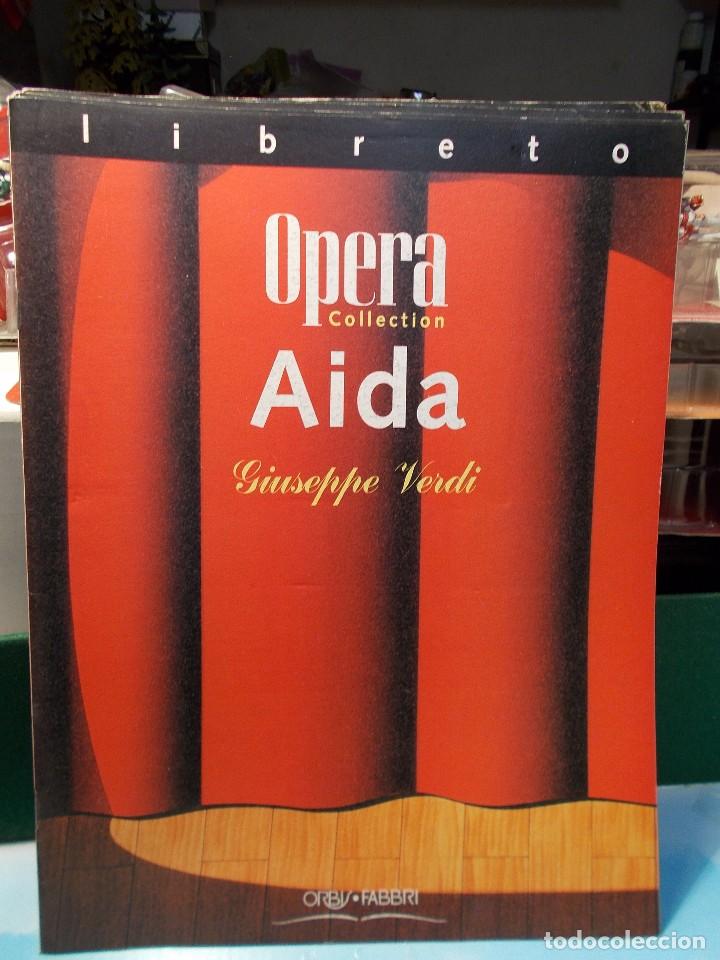 Libretos de &oacute;pera: VERDI AIDA LIBRETTO BILING&Uuml;E COMO NUEVO - Foto 1