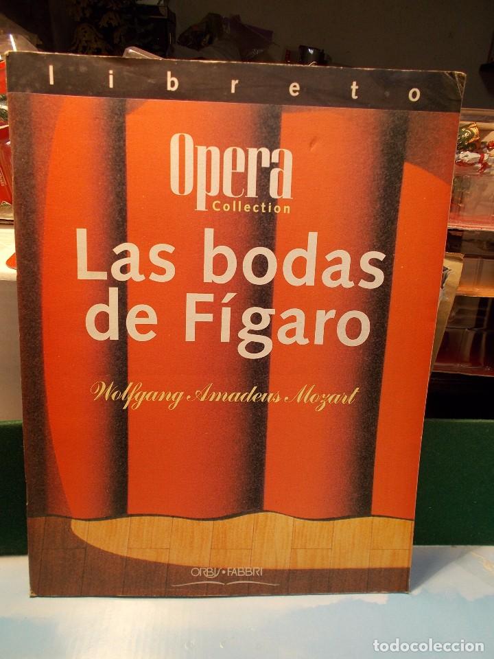 Libretos de &oacute;pera: MOZART LAS BODAS DE F&Iacute;GARO LIBRETTO BILING&Uuml;E COMO NUEVO - Foto 1