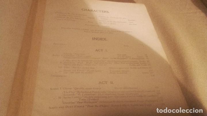 Libretos de &oacute;pera: ANTIGUO LIBRO DE LA OPERA PAGLIACCI DE LEONCAVALLO . ADAPTACION EN INGLES - Foto 3