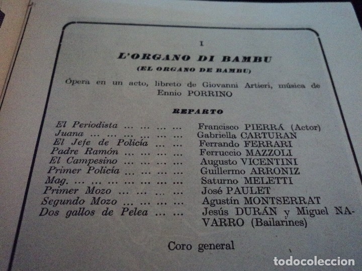 Libretos de &oacute;pera: l&acute;organo di bambu y assassinio nella cattedrale - Foto 2