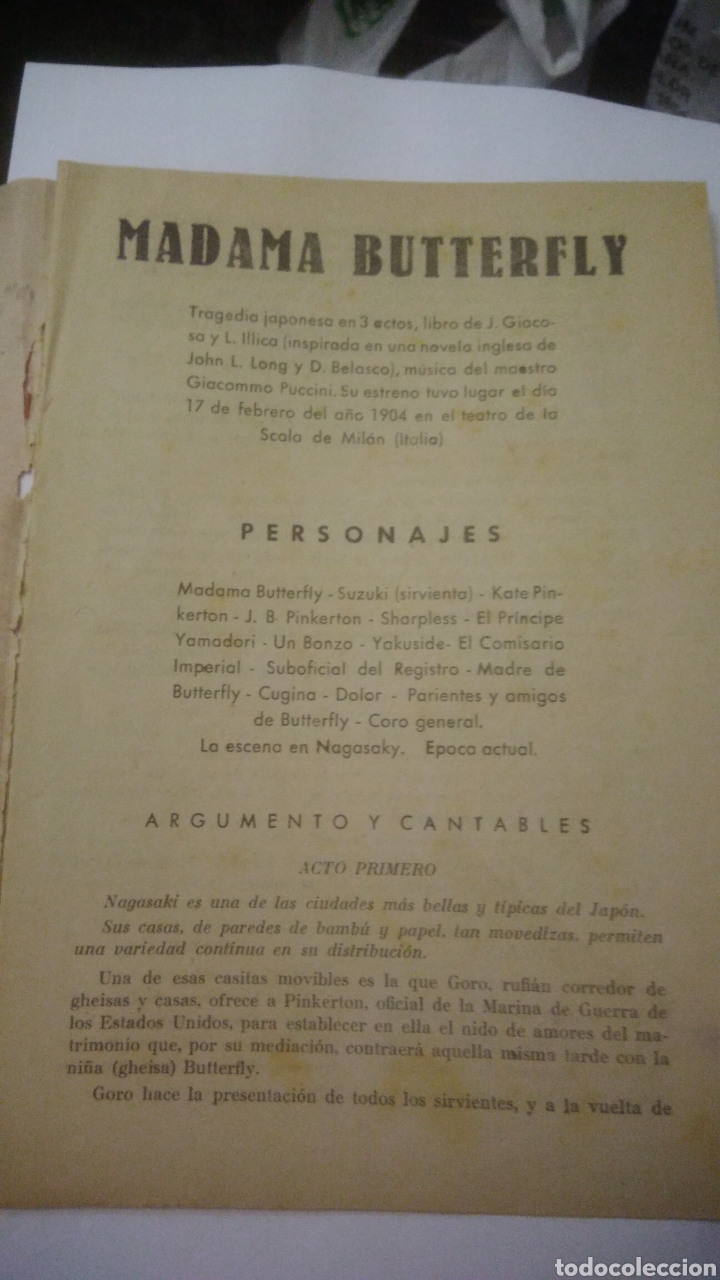 Libretos de &oacute;pera: MADAME BUTERFLAY - Foto 3