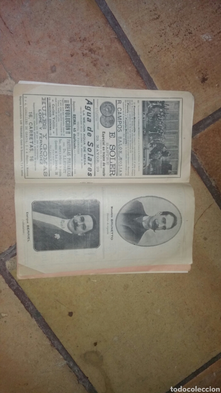 Libretos de &oacute;pera: Programa oficial del Teatro Real a&ntilde;o 1907 - Foto 4