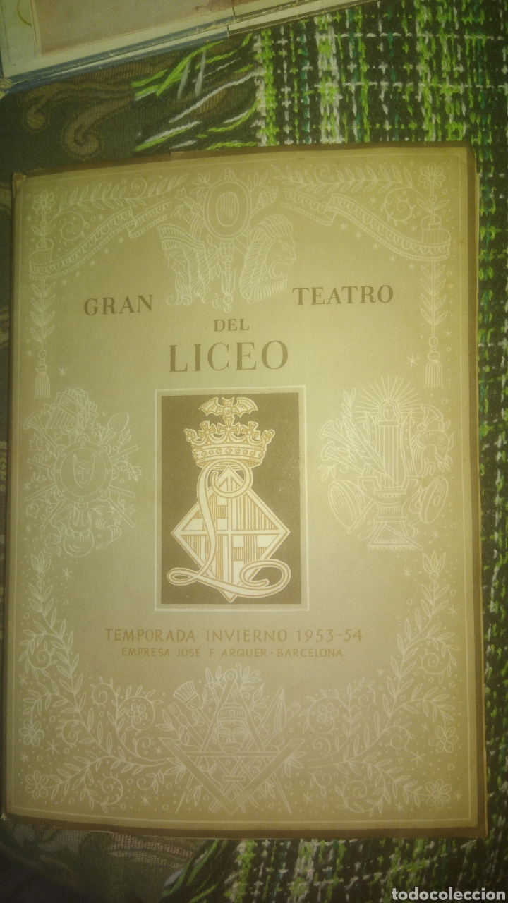 Libretos de &oacute;pera: LICEO. BARCELONA. PROGRAMA 1953 1954. FAUSTO - Foto 1
