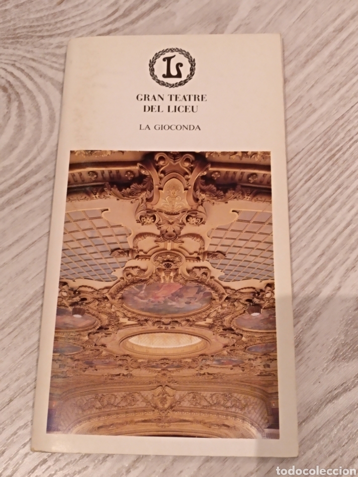 Libretos de &oacute;pera: Programa Gran Teatre del Liceu La Gioconda 1987-88 - Foto 1