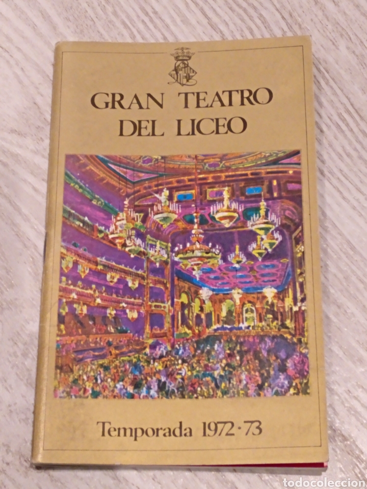 Libretos de &oacute;pera: Programa Gran Teatro del Liceo Tannhauser 1972-73 - Foto 1