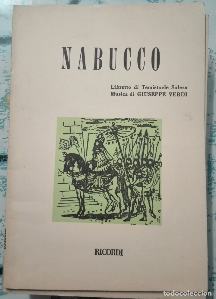 Libretos de &oacute;pera: Verdi. Nabucco. 1984 - Foto 1
