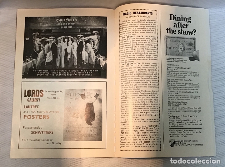 Libretos de &oacute;pera: HAIR, PROGRAMA Y CARTEL ORIGINAL DEL 1968 - Foto 8