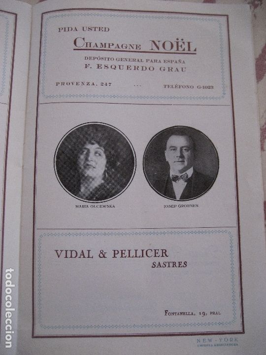 Libretos de &oacute;pera: Gran Teatre del Liceu. 1923  Programa . La Walkyria. - Foto 4