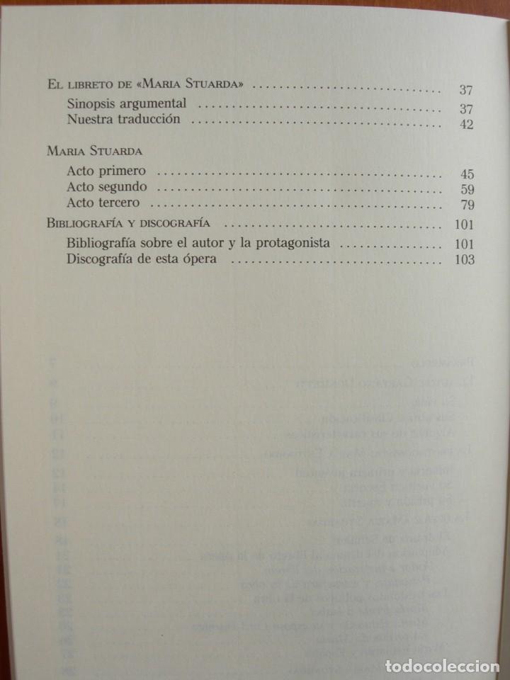 Libretos de &oacute;pera: MAR&Iacute;A STUARDA /GIUSEPPE BARDARI LIBRETTO - Foto 3