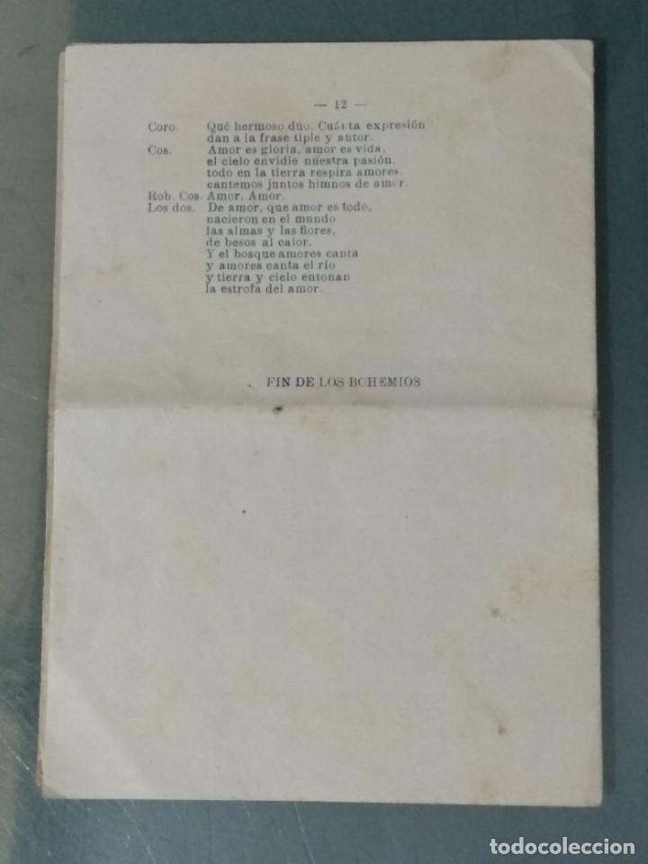 Libretos de &oacute;pera: BOHEMIOS. ARGUMENTO Y CANTABLES. - Foto 8