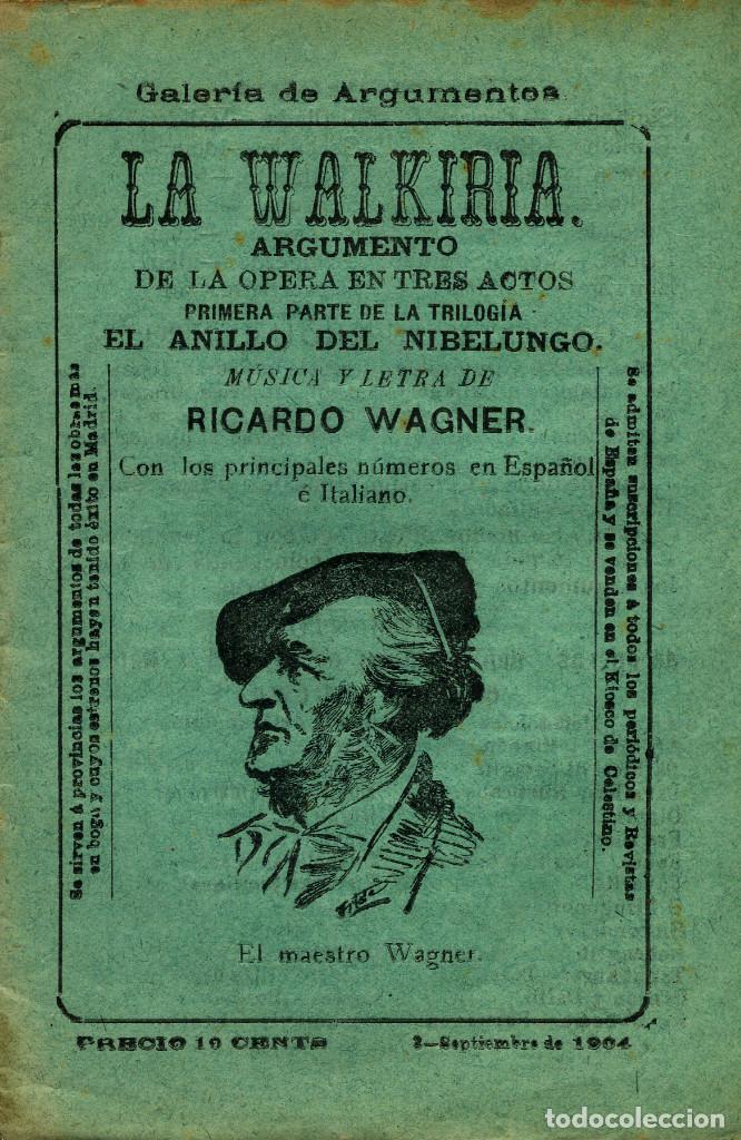 Libretos de &oacute;pera: LOTE DE SEIS LIBRETOS,ARGUMENTOS ANTIGUOS DE OPERA. - Foto 4