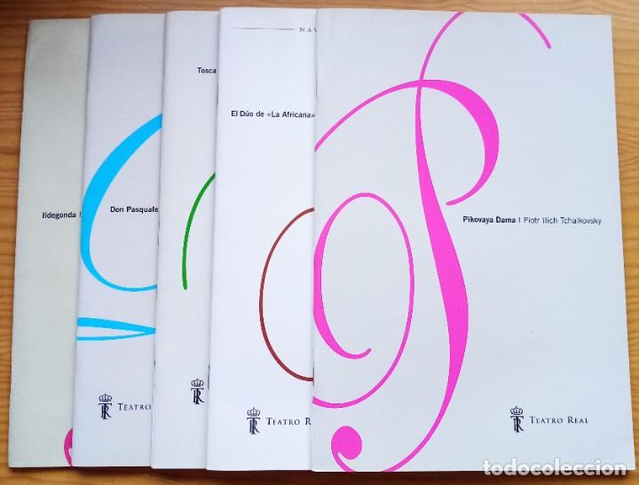 Libretos de &oacute;pera: LOTE DE 46 PROGRAMAS DEL TEATRO REAL. - Foto 9
