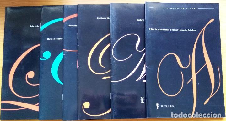 Libretos de &oacute;pera: LOTE DE 46 PROGRAMAS DEL TEATRO REAL. - Foto 10