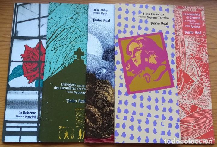 Libretos de &oacute;pera: LOTE DE 46 PROGRAMAS DEL TEATRO REAL. - Foto 16