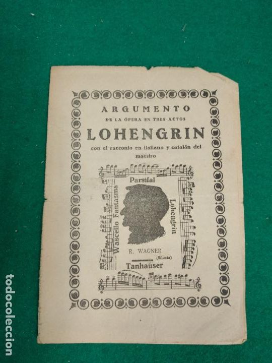 Libretos de &oacute;pera: LOHENGRIN. - Foto 1