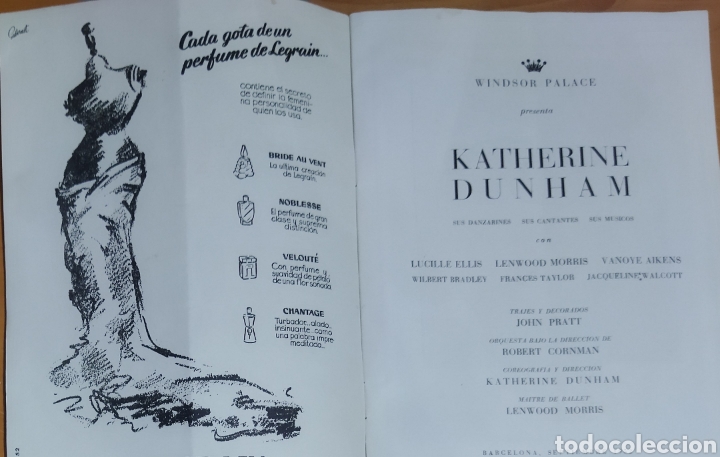 Libretos de &oacute;pera: Programa de la actuaci&oacute;n Katherine Dunham 1952 - Foto 4