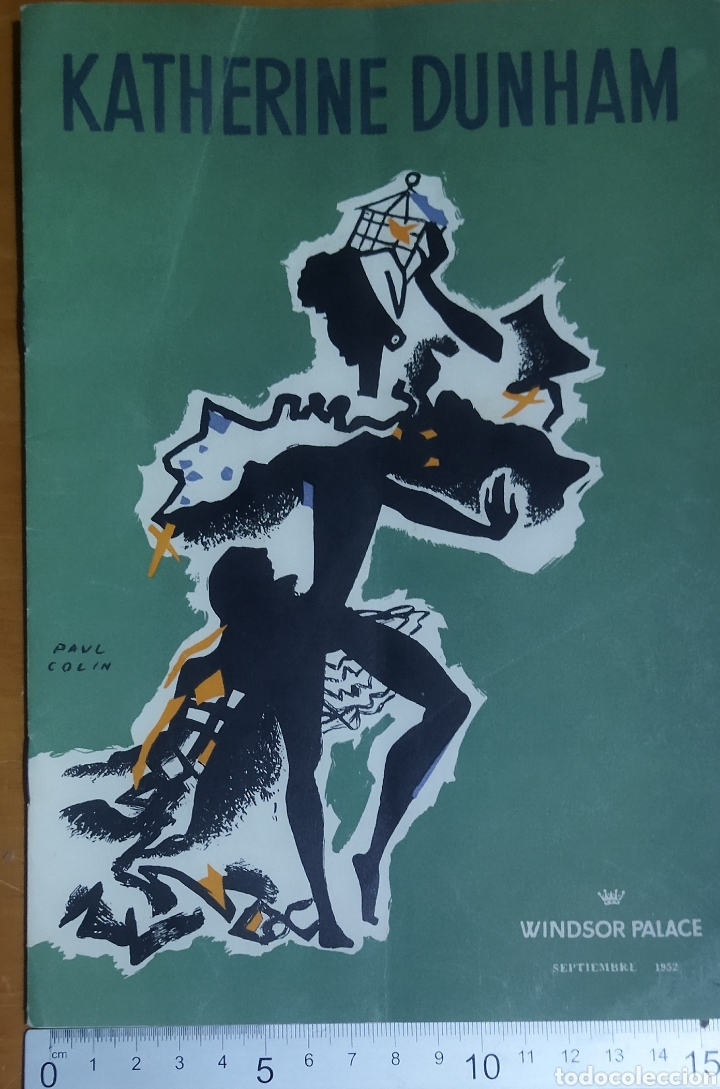 Libretos de &oacute;pera: Programa de la actuaci&oacute;n Katherine Dunham 1952 - Foto 5