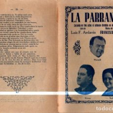 Libretos de ópera: ARDAVIN Y ALONSO : LA PARRANDA - ZARZUELA EN TRES ACTOS. Lote 345967533