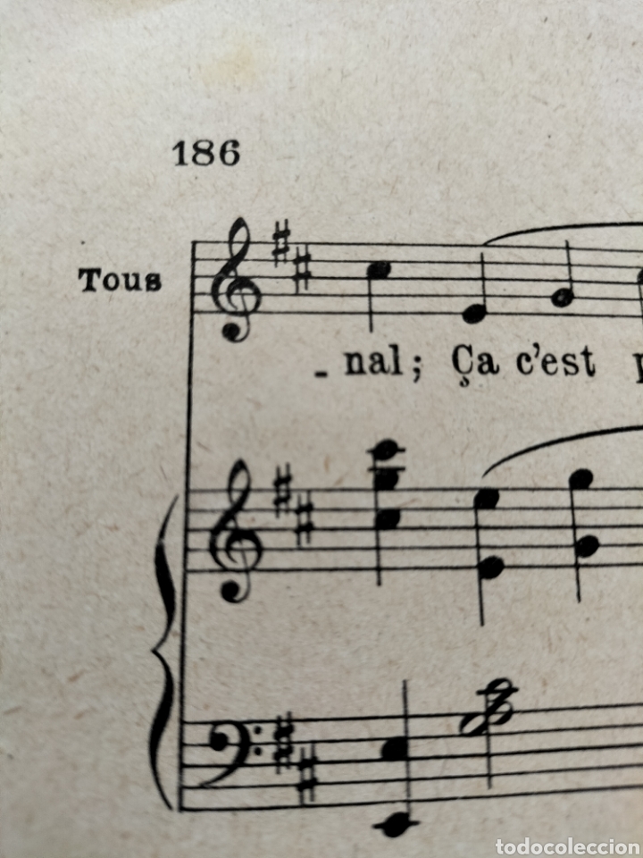 Libretos de &oacute;pera: PAS SUR LA BOUCHE, EDITORIAL FRANCIS SALABERT 1925 - Foto 2