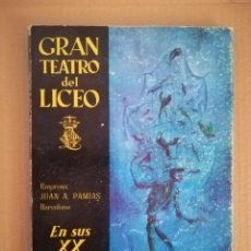 Libretos de ópera: LIBRETO DE OPERA GRAN TEATRO DEL LICEO TEMPORADA DE INVIERNO 1966 67 **-