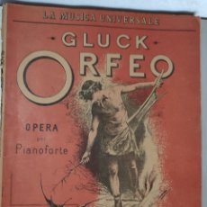 Libretos de ópera: ANTIGUO LIBRETO CON LA ÓPERA ORFEO DE CHRISTOFORO GLUCK. Lote 355716685