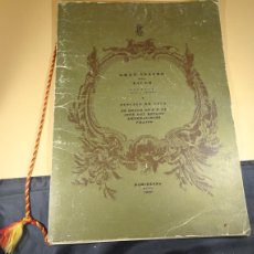Libretos de ópera: TEATRO LICEO, FUNCIÓN DE GALA HOMENAJE AL GENERAL FRANCO, BARCELONA MAYO 1960. Lote 372432524