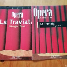 Libretos de ópera: LA TRAVIATA DE VERDI. HISTORIA Y LIBRETO. Lote 397231864