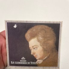 Libretos de ópera: LA CLEMENZA DI TITO. LIBRETO. MOZART. Lote 274923528