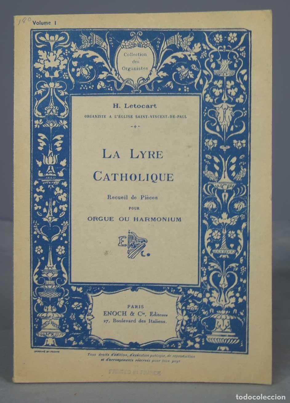 Libretos de &oacute;pera: LA LYRE CATHOLIQUE. LETOCART. I - Foto 1