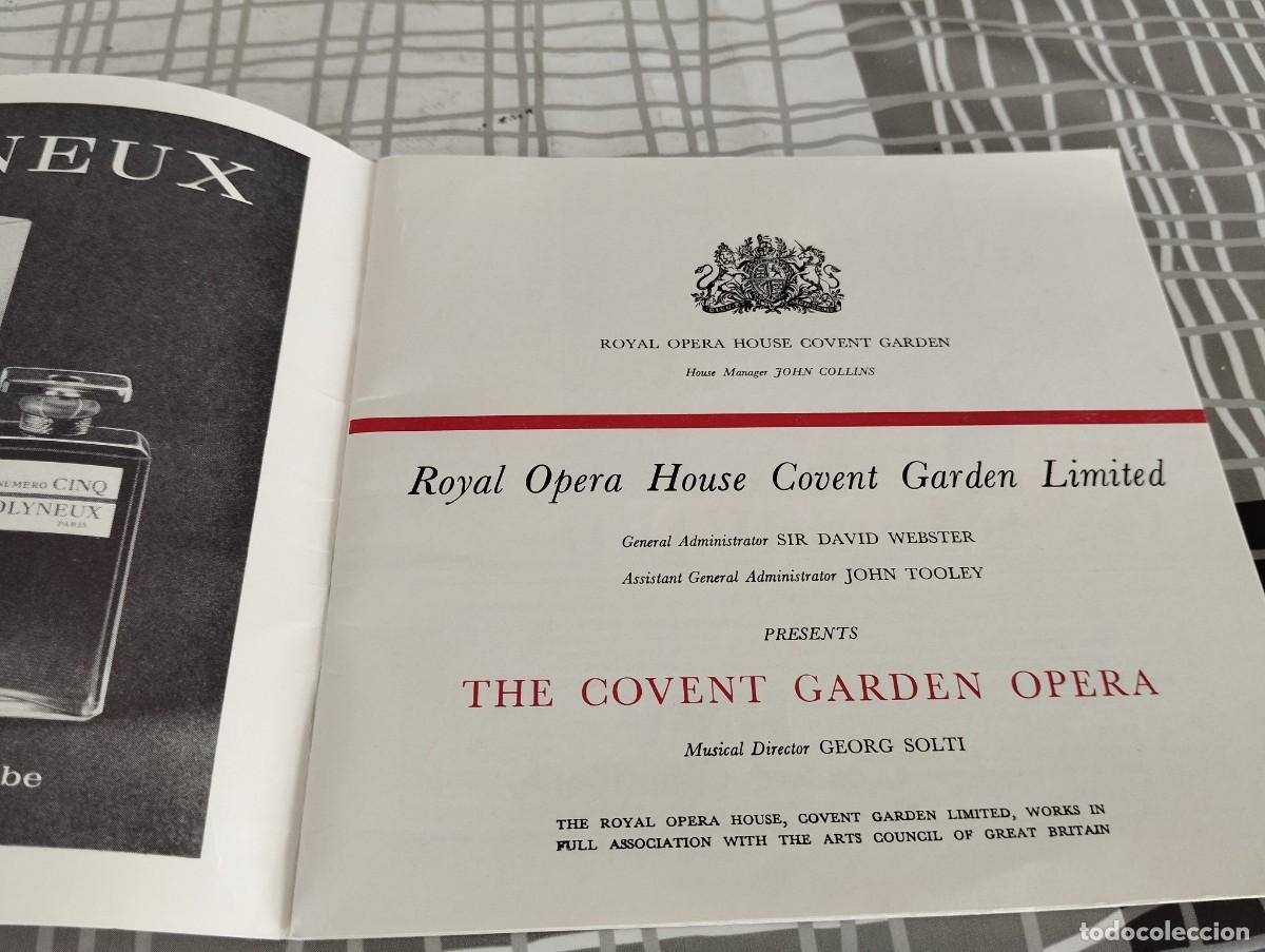 Libretos de &oacute;pera: CATALOGO PROGRAMA ROYAL OPERA HOUSE CONVENT GARDEN MACBETH 1964 - Foto 2