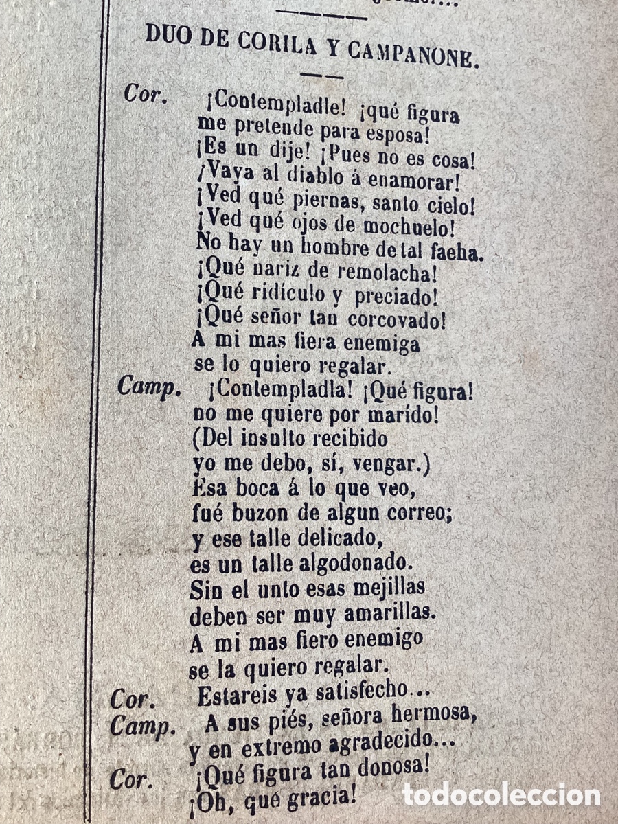 Libretos de &oacute;pera: Canto de CAMPANONE Zarzuela - Foto 3